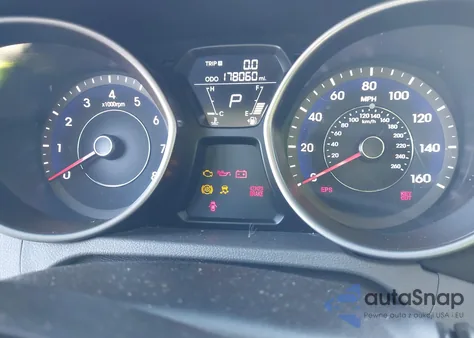 2013 Hyundai Elantra Limited z USA, uszkodzony, nr VIN 5NPDH4AE0DH335392